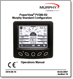 The PowerView 300 Series Displays Handle Basic Engine Alarm/Shutdown