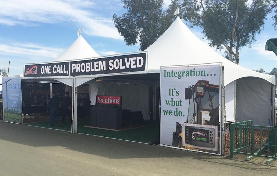 MurCal's booth at the World Ag Expo in Tulare, CA