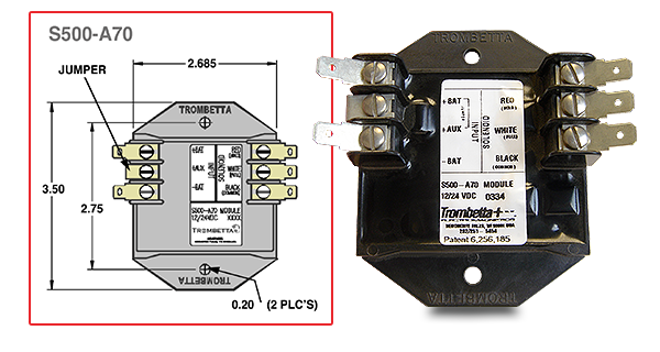 trombetta S500-A70 electronic control module