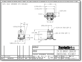 trombetta high performance plastic dc contactor literature