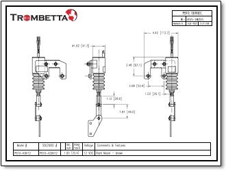 P613-B1V24 Trombetta 24 Volt Pull Solenoid Part No