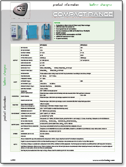 cre battery charger product specifications