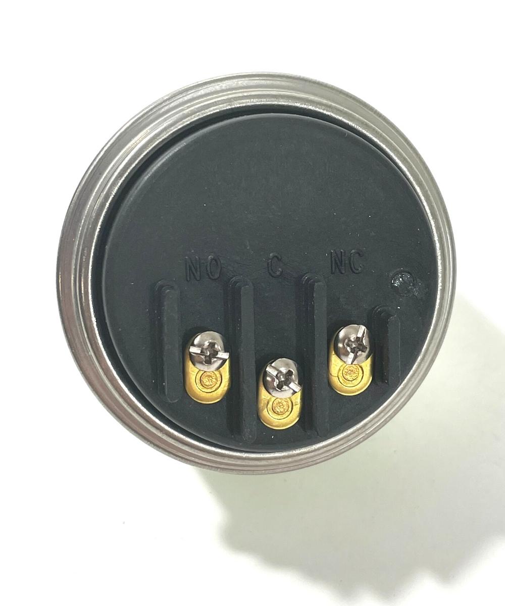 Murphy By Enovation PSB-100-F20 Direct Mount Pressure Switch – 20 Psi Trip Point, 0-100 Psi Range, SPDT 3A @ 30VDC, Brass Mount