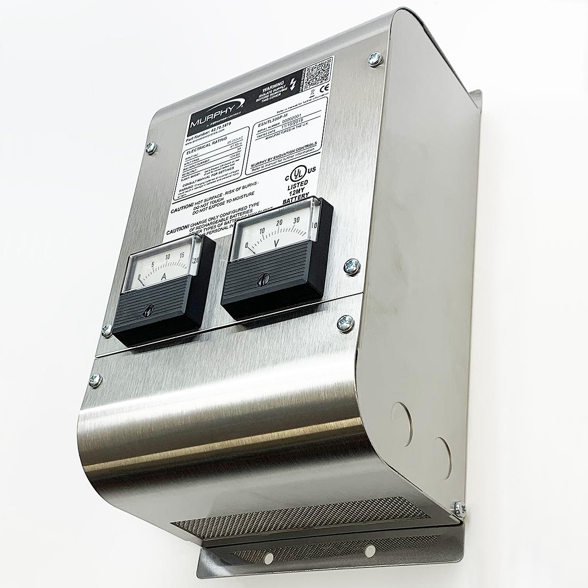 Sentinel 300P, 12/24VDC, 10A, Enclosed, Analog-Metered Battery