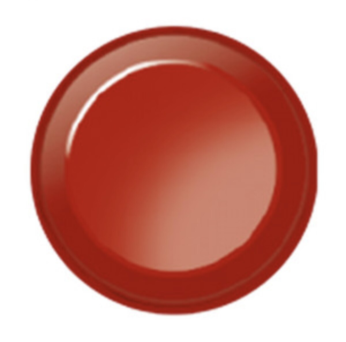Red Insett Blink-Plastic Insert, 15mm, Blank, Solid Red (91Z6382-B789)