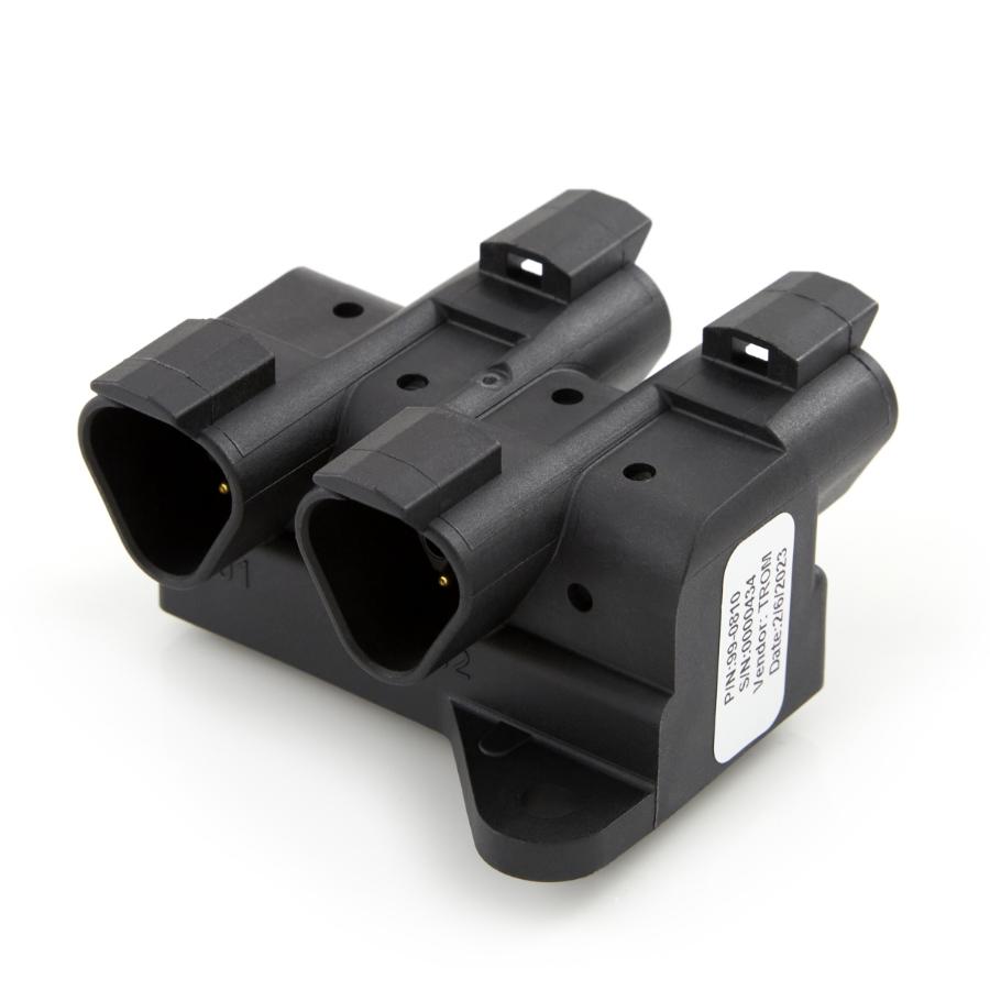 Trombetta 99-0810 J1939 4-Place J1939 CAN Bus Right Angle Splitter